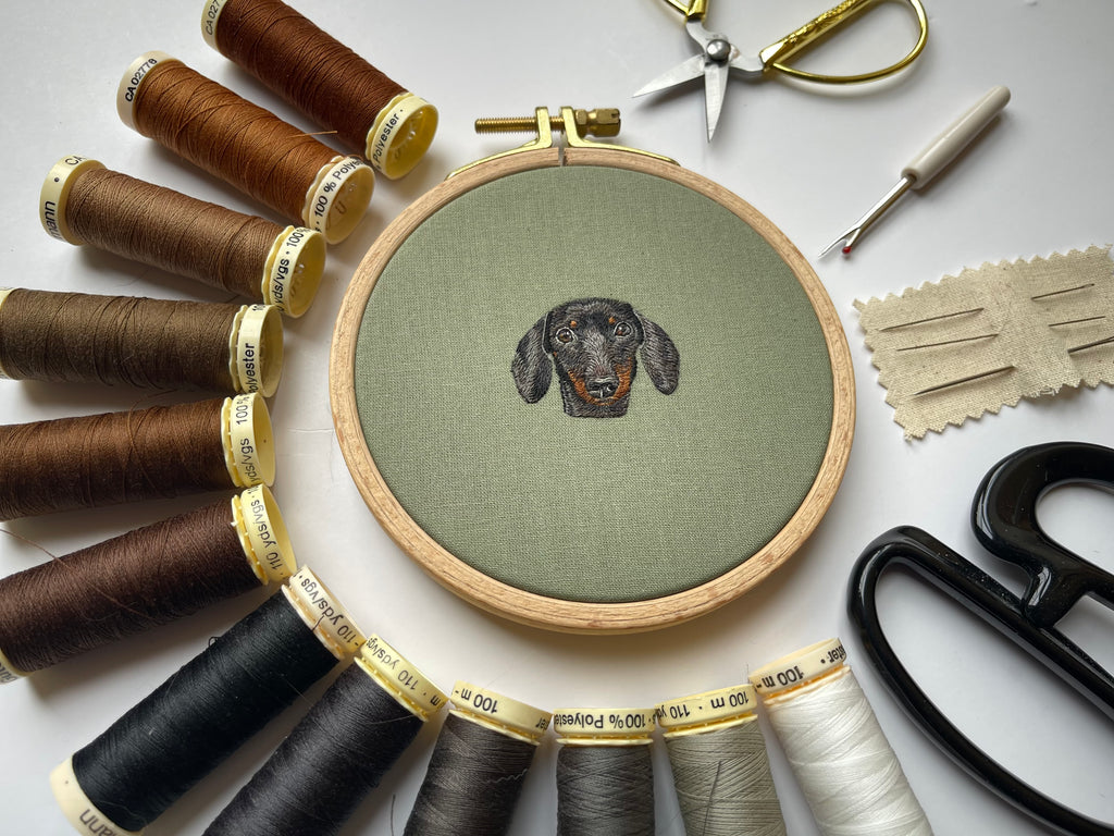 Masterclass: Tiny Pet Portrait Embroidery